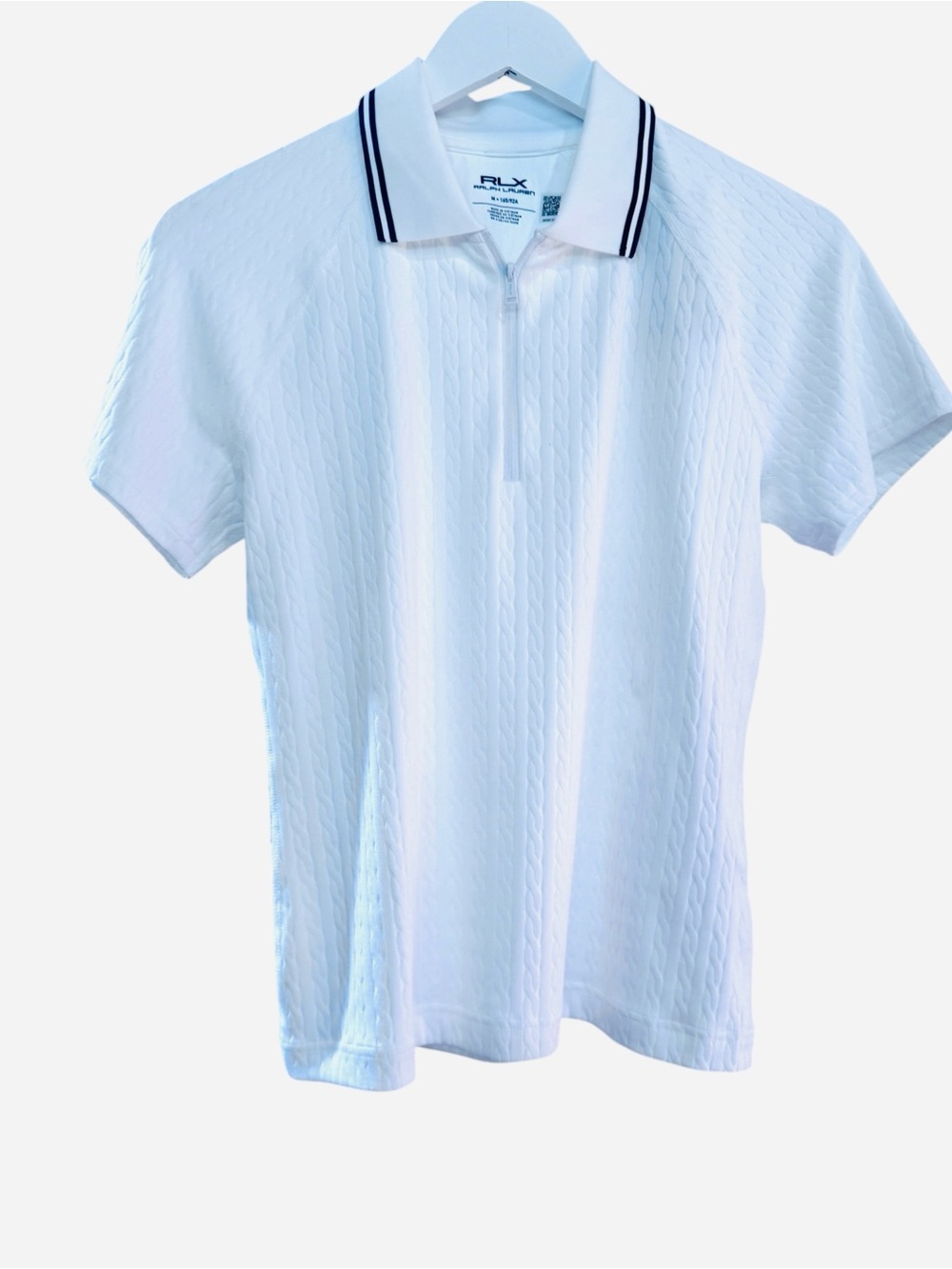 RLX Ralph Lauren 2026 jacquard polo, NWT $155